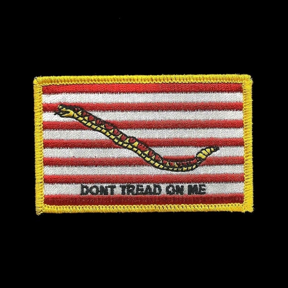 Don’t Tread on Me First Navy Jack Flag Patch - Picture 3 of 3